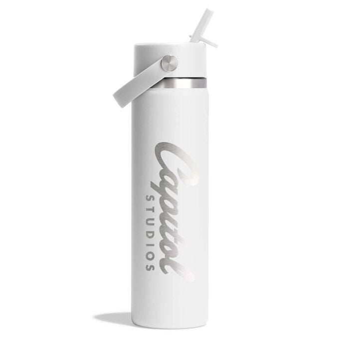 24 oz WM Flex Straw Bottle - Hydro Flask + Capitol Studios Q6