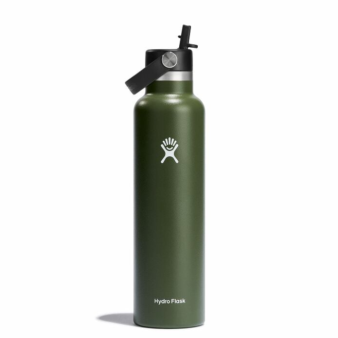 24 oz Standard Mouth w/ Flex Straw Cap - Olive Z0