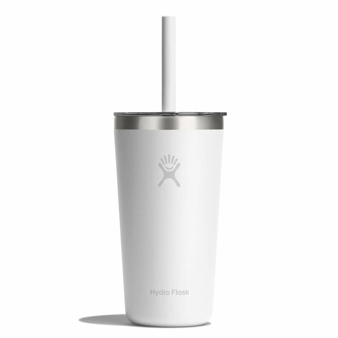 20 oz All Around™ Tumbler with Clear Straw Lid - White A3