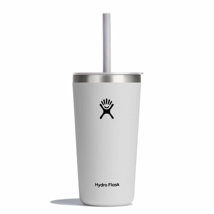 20 oz All Around™ Tumbler with Straw Lid - White N0