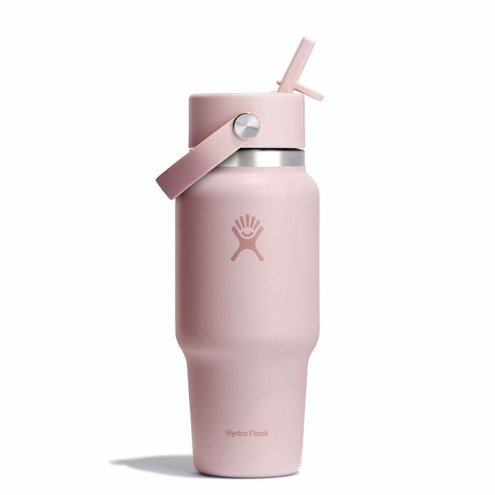 24 oz Travel Bottle with Flex Straw Cap S4